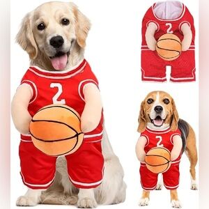 BNWT Show & Tail Dog Basketball Player Costume, Size Medium